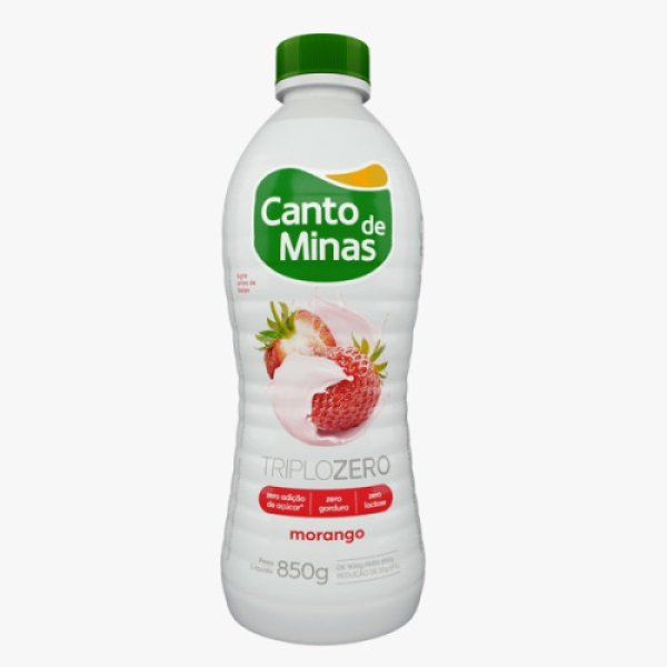 IOGURTE MORANGO TRIPLO ZERO GAR. 850G