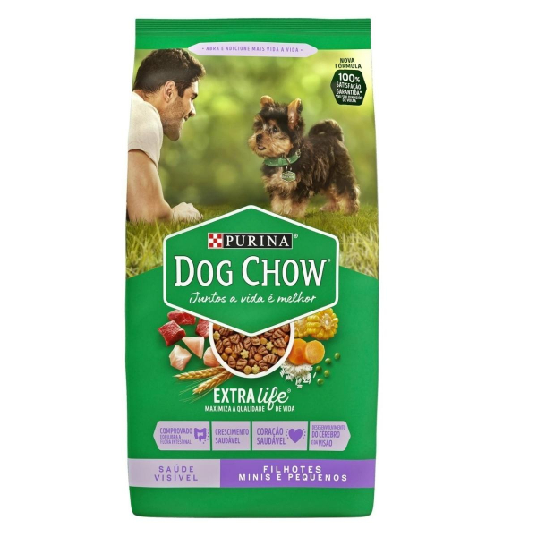 DOG CHOW FILHOTES PEQUENOS E MINI 3kg