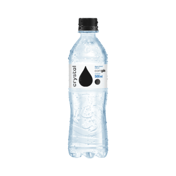AGUA CRYSTAL 500 ML C/GAS