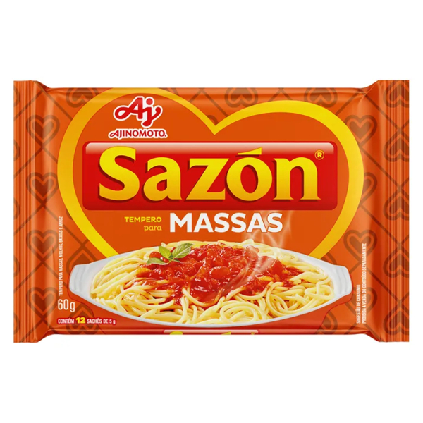 TEMPERO SAZON LARANJA MASSAS 60G UN