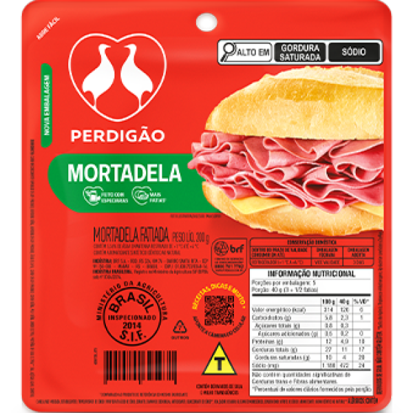 MORTADELA TRADICIONAL PERDIGAO 200G