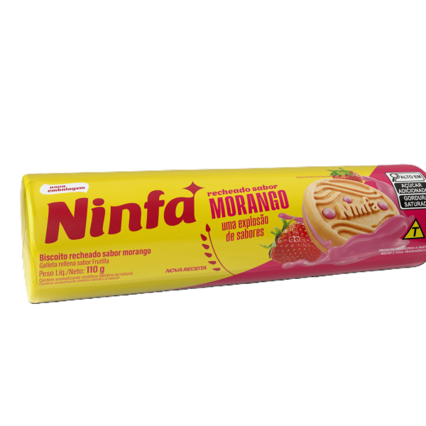 BISCOITO MORANGO NINFA 110 G
