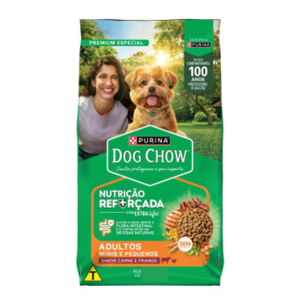 DOG CHOW ADULTOS MINIS E PEQUENOS 2,5KG 