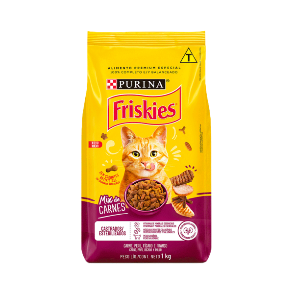 FRISKIES Mix Carne Castrados 1kg