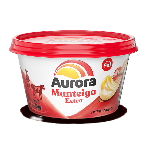 MANTEIGA C SAL 200 GR AURORA