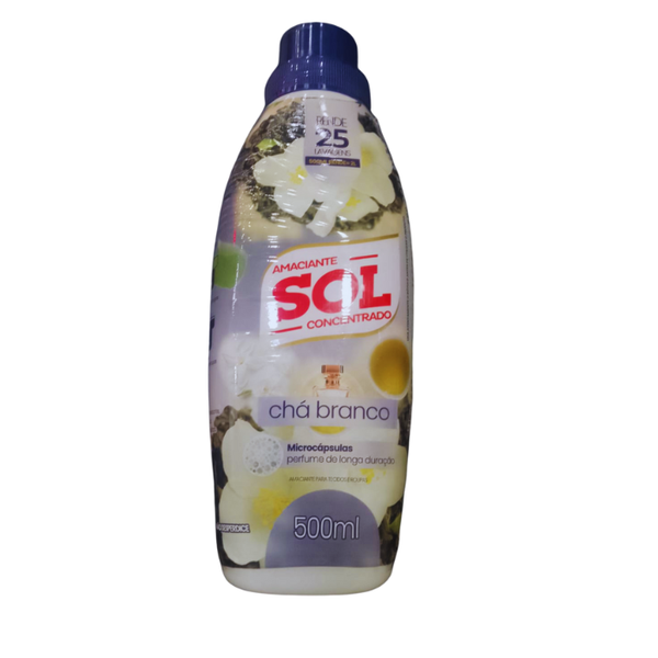 AMACIANTE  SOL CHA BRANCO 500ML