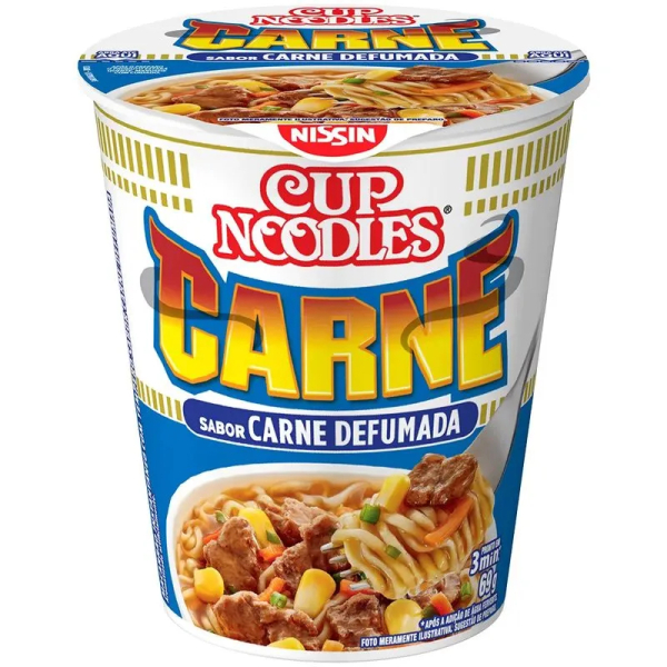 MAC.INST.CUP NOODLES NISSIN CARNE 69G