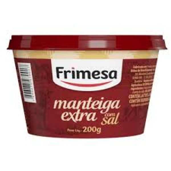 MANTEIGA EXT C SAL 200 G FRIMESA