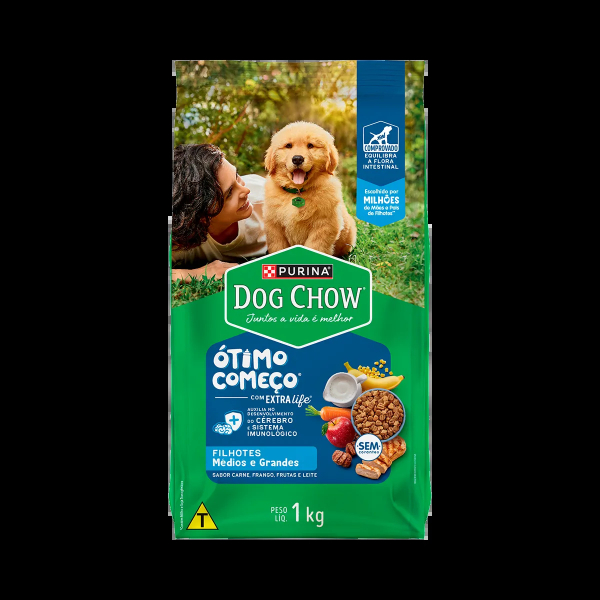 DOG CHOW FILHOTES MEDIOS E GRANDES 1kg