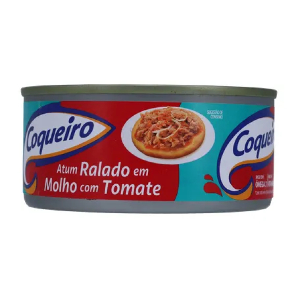 ATUM COQUEIRO RALADO MOLHO TOMATE 160GR