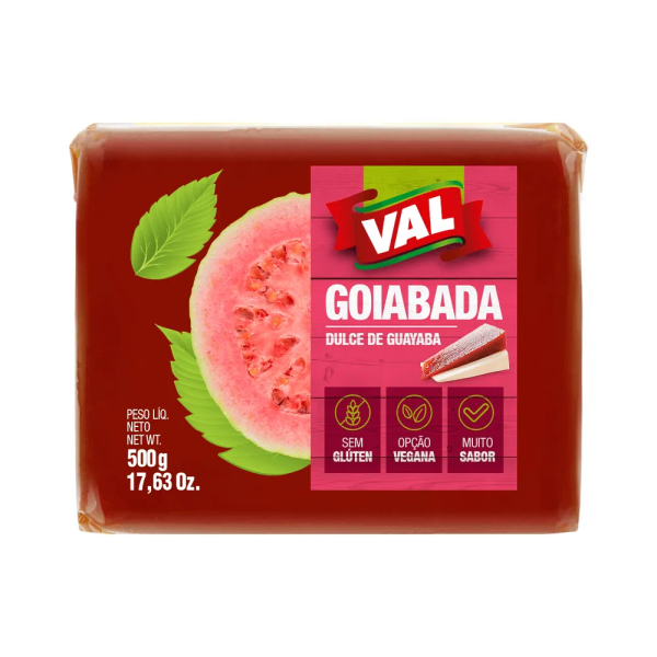 DOCE GOIABADA VAL 500G