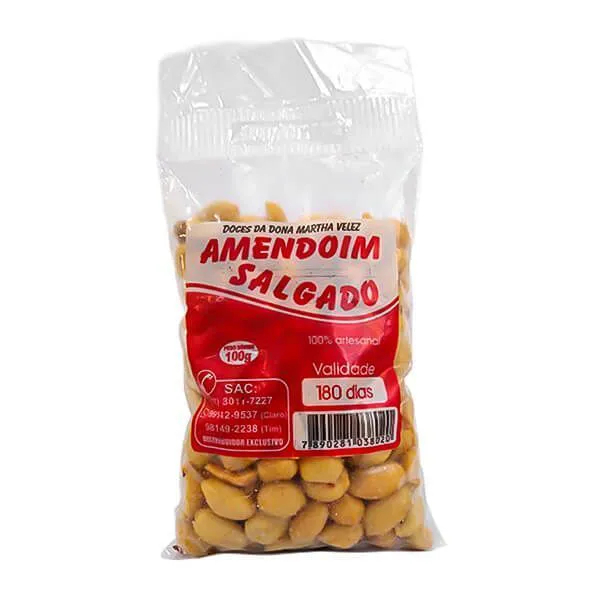 AMENDOIM SALGADO 100G SABORES