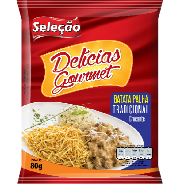 BATATA PALHA SELECAO GOURMET 80G