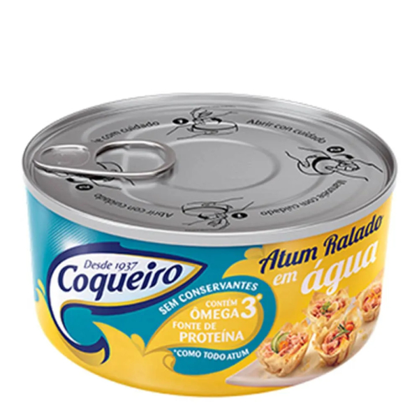 ATUM COQUEIRO RALADO AO NATURAL 170GR