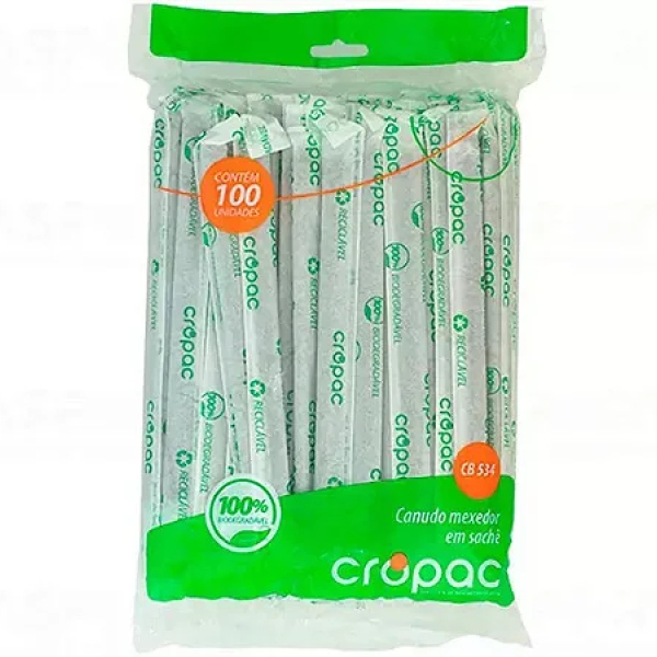 CANUDO PLAS. PRETO 100 UNI