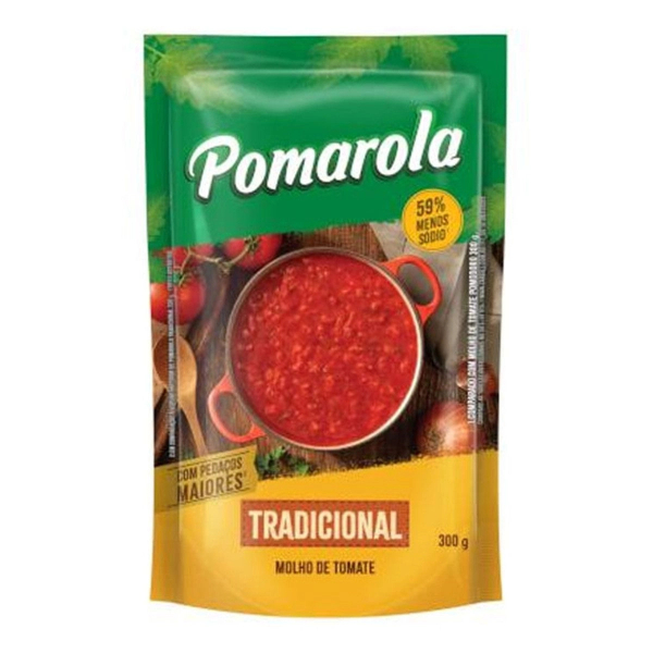 MOLHO POMAROLA 300G TRAD