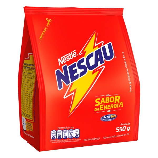 ACHOCOLATADO EM PO NESCAU 550 G SACHE